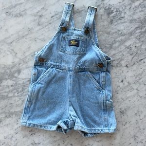 Baby Bgosh by Oshkosh Vintage Denim Overalls Romper